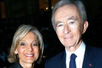 Bernard Jean Etienne Arnault aur unki wife