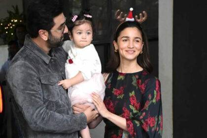 Ranbir Kapoor and Alia Bhatt With Daughter