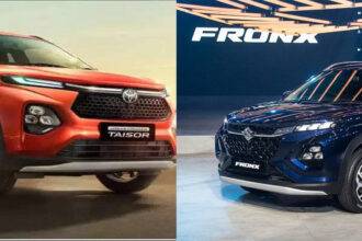 Toyota Taisor vs Maruti Fronx